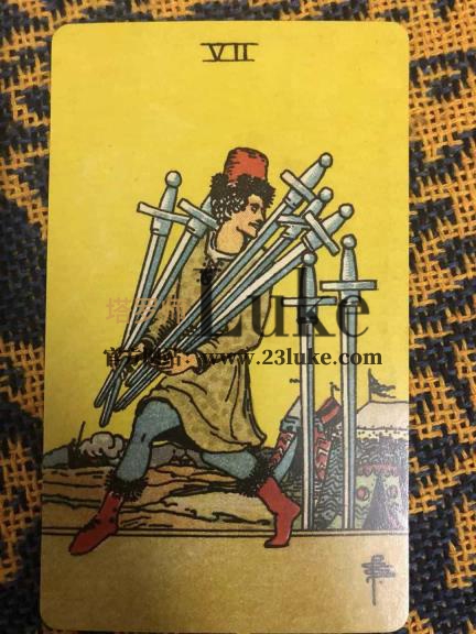 宝剑七(正位/逆位)考试学业意思【干货】 – TAROT•ᴗ•LUKE